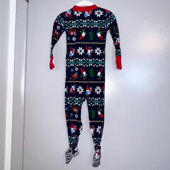 Hanna Andersson Baby Holiday Footed Zip Sleeper Size 85cm/2T - Picture 4 of 4